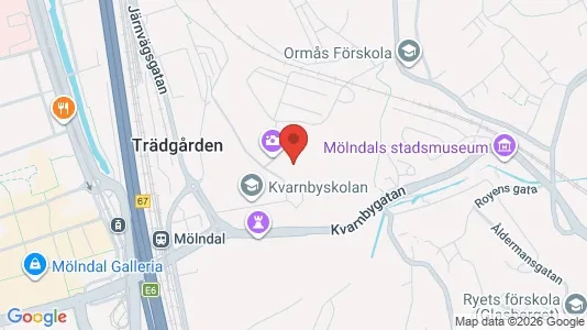 Apartments for rent i Mölndal - kort over placeringen