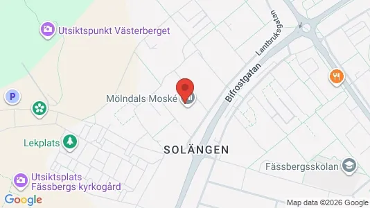 Apartments for rent i Mölndal - kort over placeringen