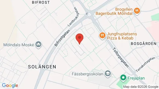 Apartments for rent i Mölndal - kort over placeringen