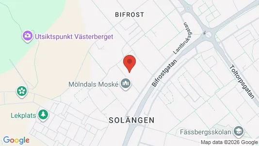 Apartments for rent i Mölndal - kort over placeringen