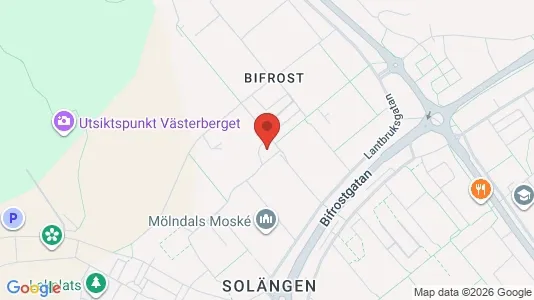 Apartments for rent i Mölndal - kort over placeringen