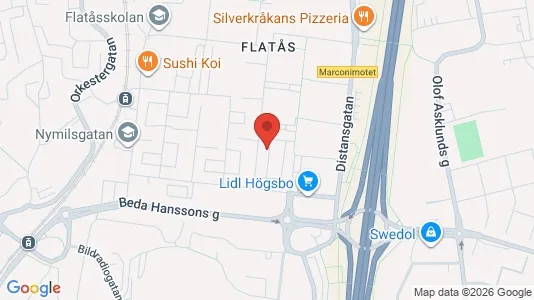 Apartments for rent i Askim-Frölunda-Högsbo - kort over placeringen