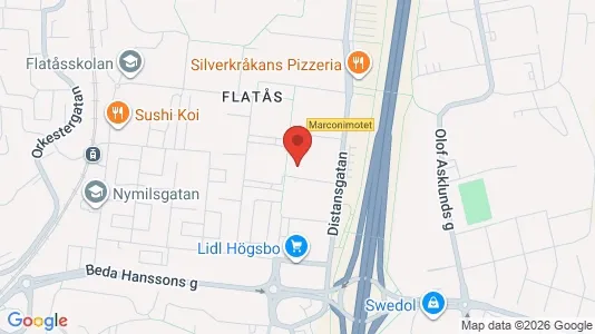 Apartments for rent i Askim-Frölunda-Högsbo - kort over placeringen