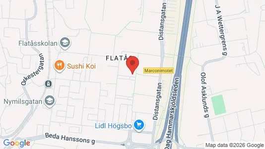 Apartments for rent i Askim-Frölunda-Högsbo - kort over placeringen