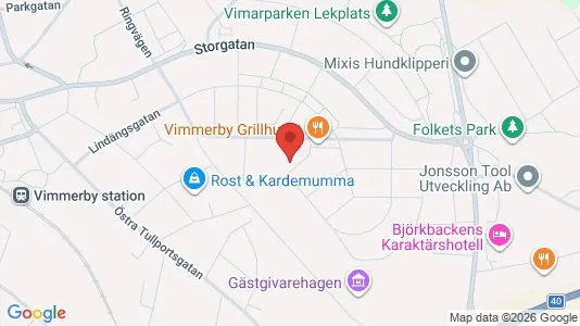 Apartments for rent i Vimmerby - kort over placeringen