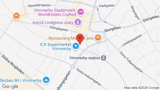 Apartments for rent i Vimmerby - kort over placeringen