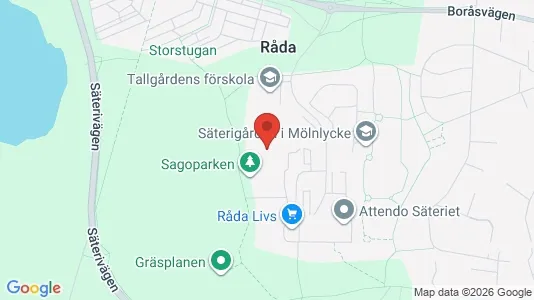 Apartments for rent i Härryda - kort over placeringen