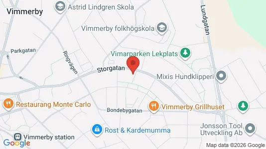 Apartments for rent i Vimmerby - kort over placeringen