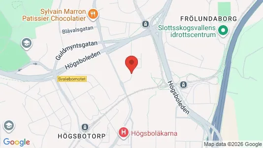 Apartments for rent i Majorna-Linné - kort over placeringen