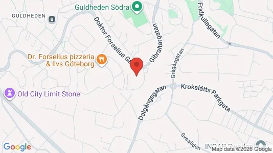 Apartments for rent i Gothenburg City Centre - kort over placeringen
