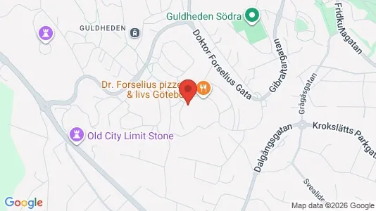 Apartments for rent i Gothenburg City Centre - kort over placeringen