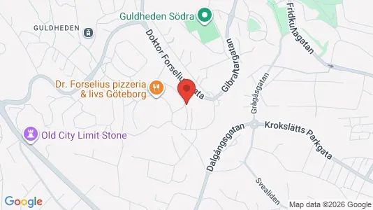 Apartments for rent i Gothenburg City Centre - kort over placeringen