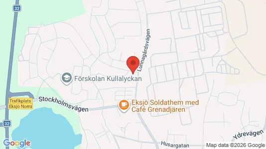Apartments for rent i Eksjö - kort over placeringen