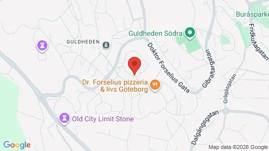 Apartments for rent i Gothenburg City Centre - kort over placeringen