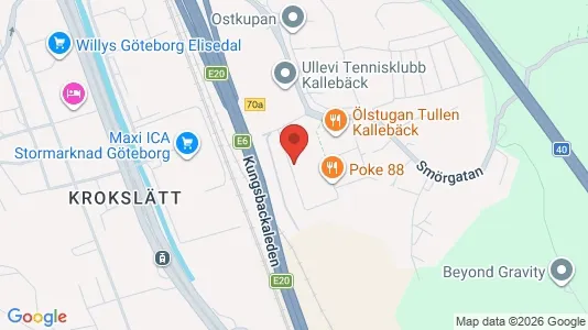 Apartments for rent i Örgryte-Härlanda - kort over placeringen