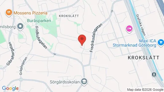Apartments for rent i Johanneberg - kort over placeringen