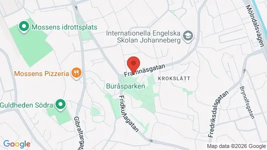 Apartments for rent i Johanneberg - kort over placeringen
