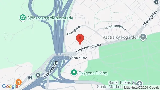 Apartments for rent i Majorna-Linné - kort over placeringen