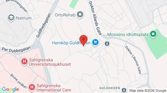 Apartments for rent i Gothenburg City Centre - kort over placeringen