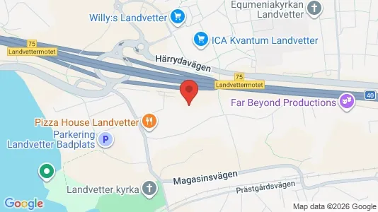 Apartments for rent i Härryda - kort over placeringen