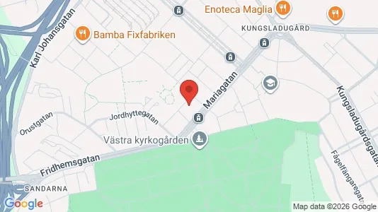 Apartments for rent i Majorna-Linné - kort over placeringen