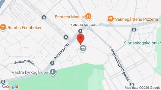 Apartments for rent i Majorna-Linné - kort over placeringen