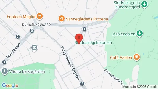 Apartments for rent i Majorna-Linné - kort over placeringen