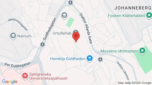 Apartments for rent i Gothenburg City Centre - kort over placeringen