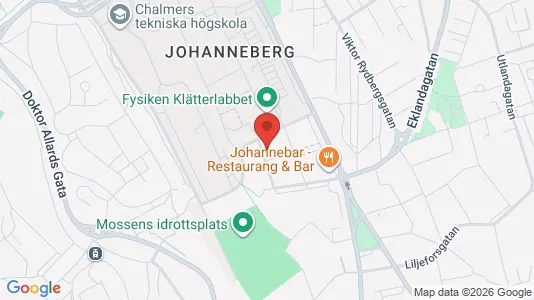 Apartments for rent i Johanneberg - kort over placeringen