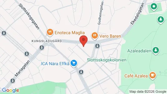 Apartments for rent i Majorna-Linné - kort over placeringen