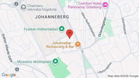 Apartments for rent i Johanneberg - kort over placeringen