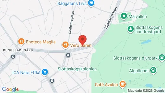 Apartments for rent i Majorna-Linné - kort over placeringen