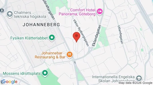 Apartments for rent i Johanneberg - kort over placeringen