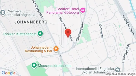 Apartments for rent i Johanneberg - kort over placeringen