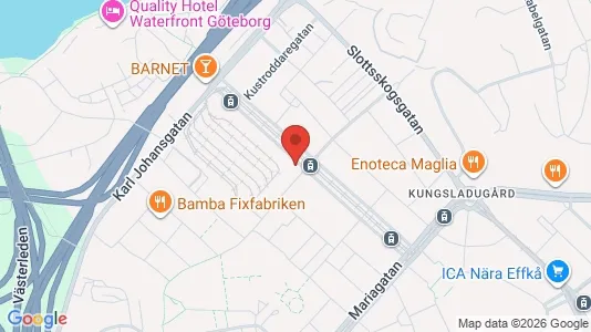 Apartments for rent i Majorna-Linné - kort over placeringen