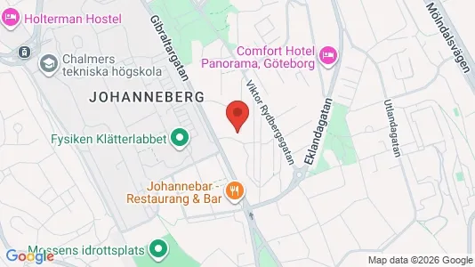Apartments for rent i Johanneberg - kort over placeringen
