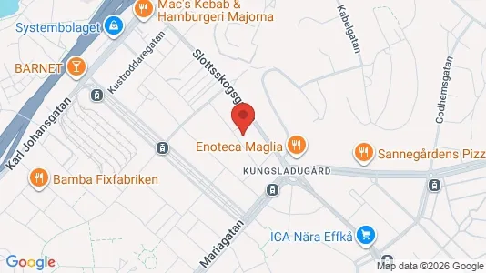 Apartments for rent i Majorna-Linné - kort over placeringen