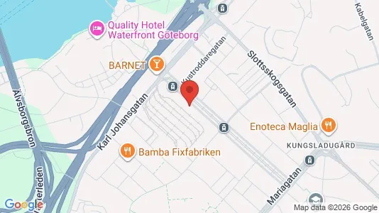 Apartments for rent i Majorna-Linné - kort over placeringen