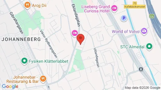 Apartments for rent i Johanneberg - kort over placeringen