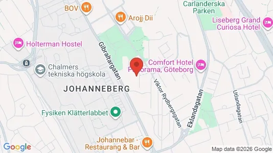 Apartments for rent i Johanneberg - kort over placeringen