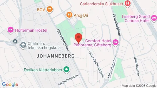 Apartments for rent i Johanneberg - kort over placeringen