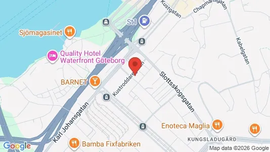 Apartments for rent i Majorna-Linné - kort over placeringen