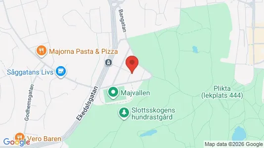 Apartments for rent i Majorna-Linné - kort over placeringen