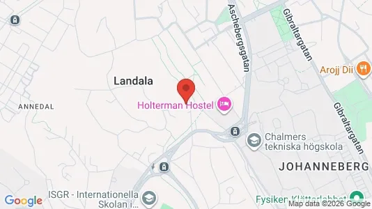 Apartments for rent i Johanneberg - kort over placeringen