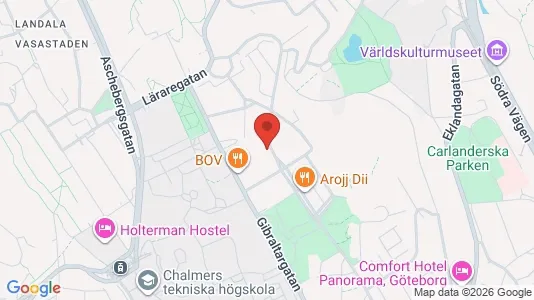 Apartments for rent i Johanneberg - kort over placeringen