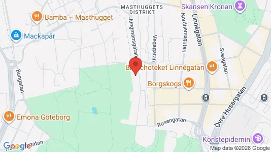 Apartments for rent i Majorna-Linné - kort over placeringen