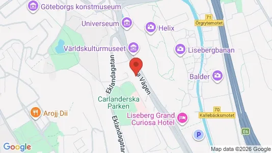 Apartments for rent i Johanneberg - kort over placeringen