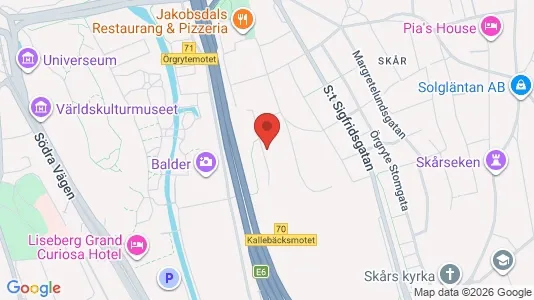 Apartments for rent i Örgryte-Härlanda - kort over placeringen