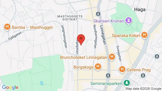 Apartments for rent i Gothenburg City Centre - kort over placeringen