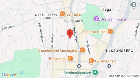 Apartments for rent i Gothenburg City Centre - kort over placeringen